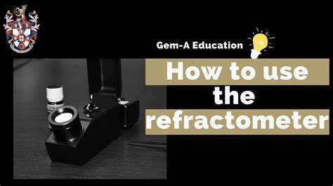 how to use a refractometer for testing an emeraldr|gem a education refractometer.